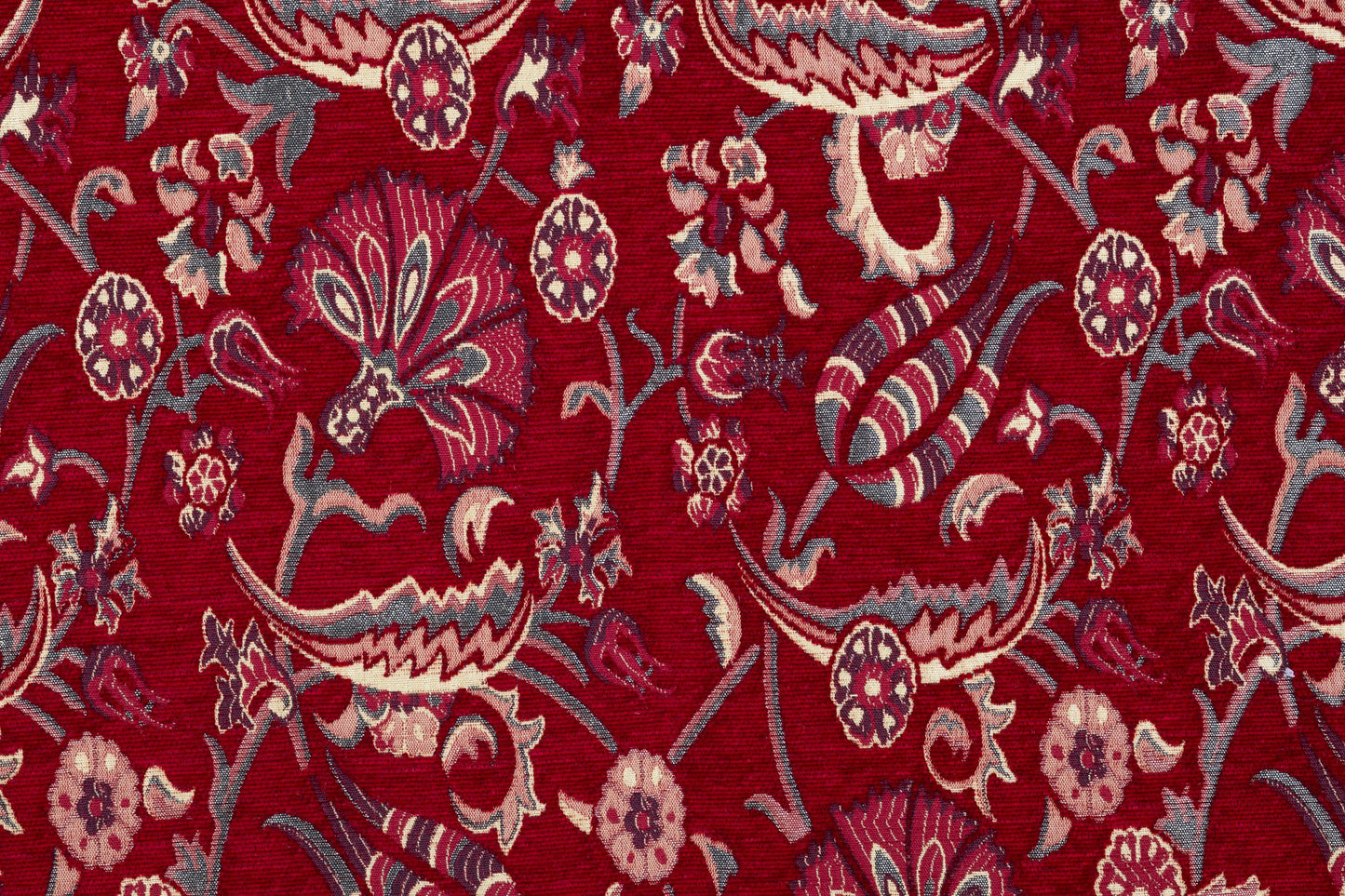 Oriental Home® Red Tulip Fan Grace Kilim Upholstery Fabric