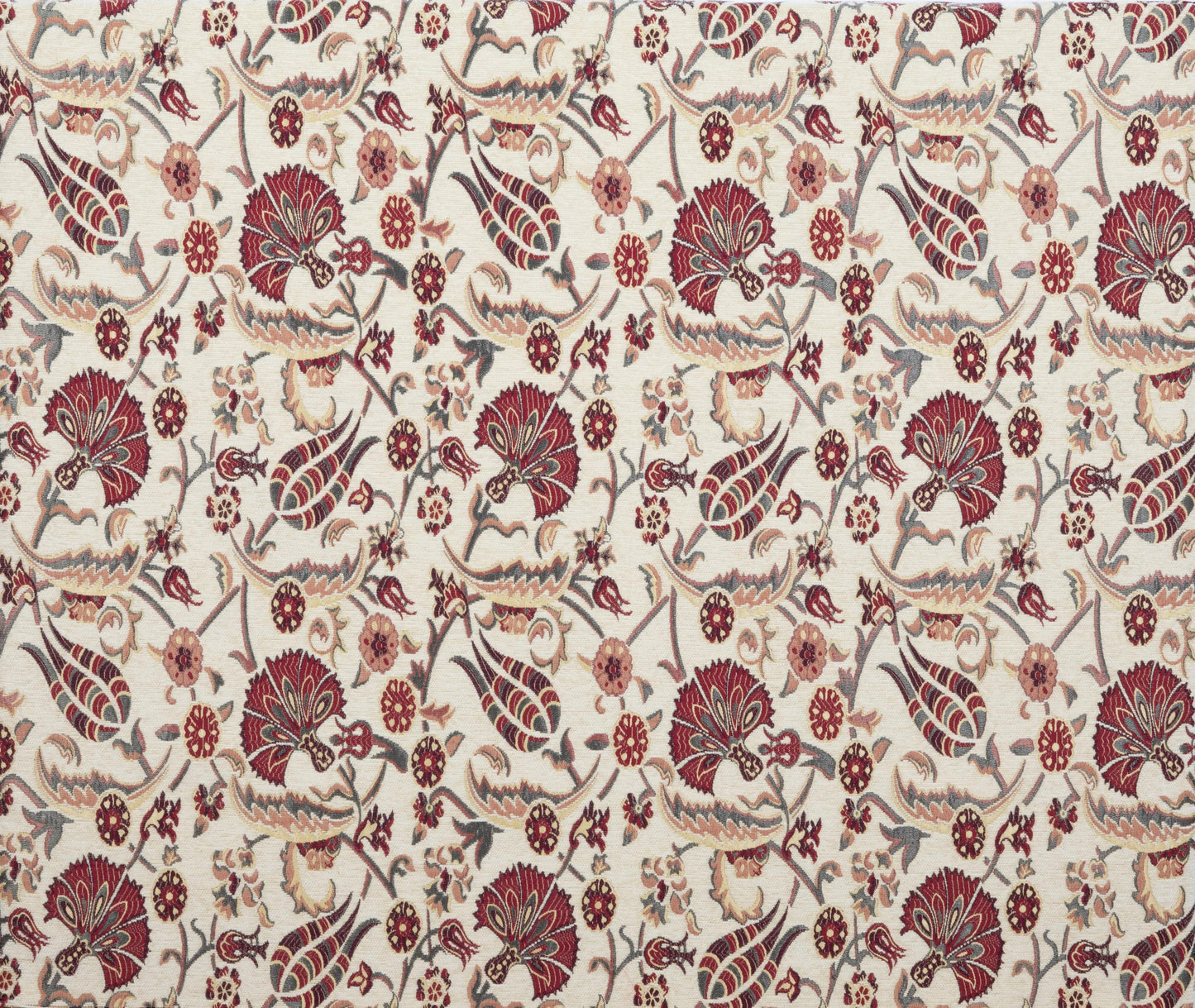 Oriental Home® White Tulip Fan Grace Kilim Upholstery Fabric