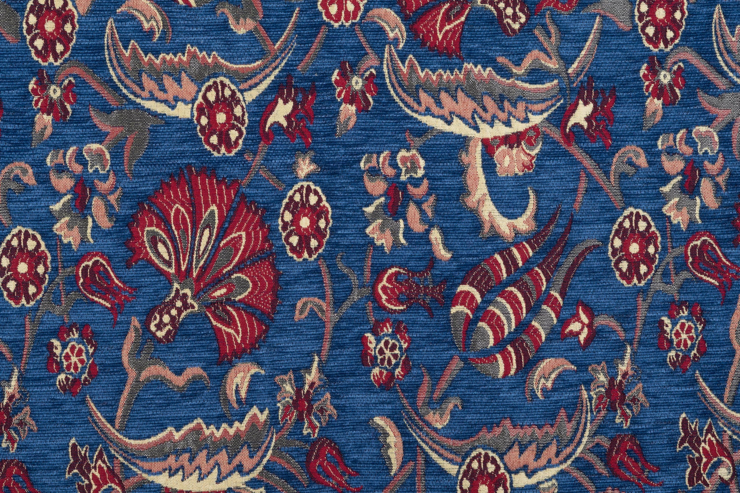 Oriental Home® Blue Tulip Fan Grace Kilim Upholstery Fabric