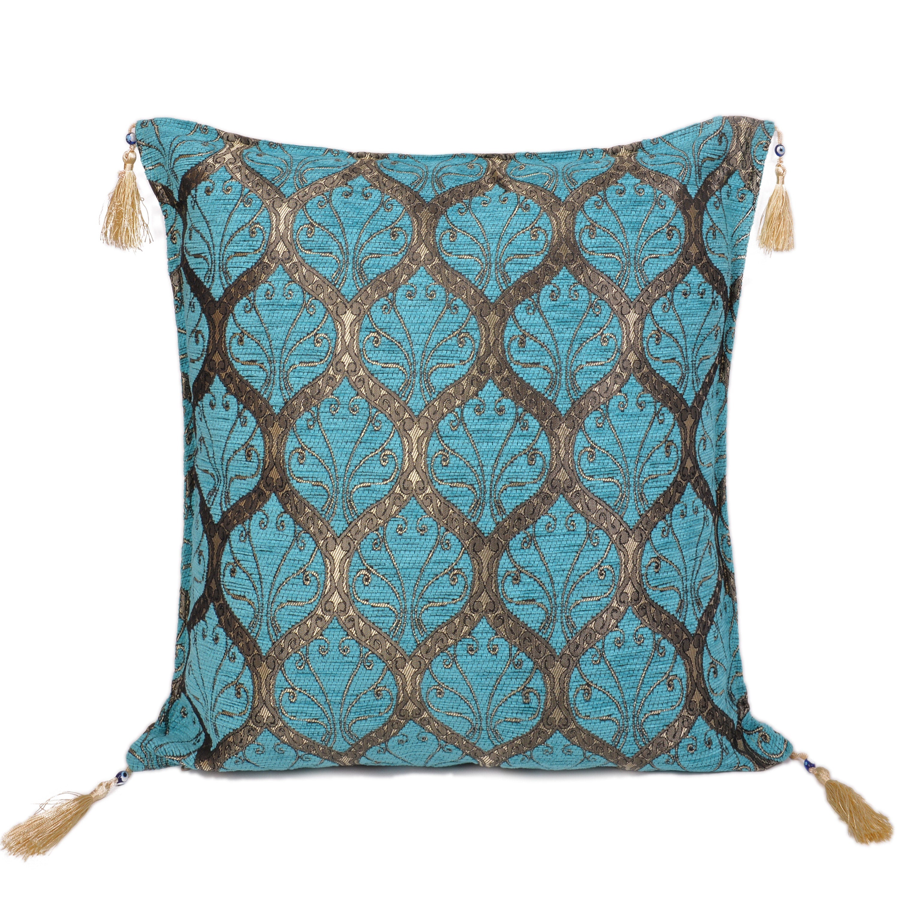 Oriental Tasseled Pillow Covers