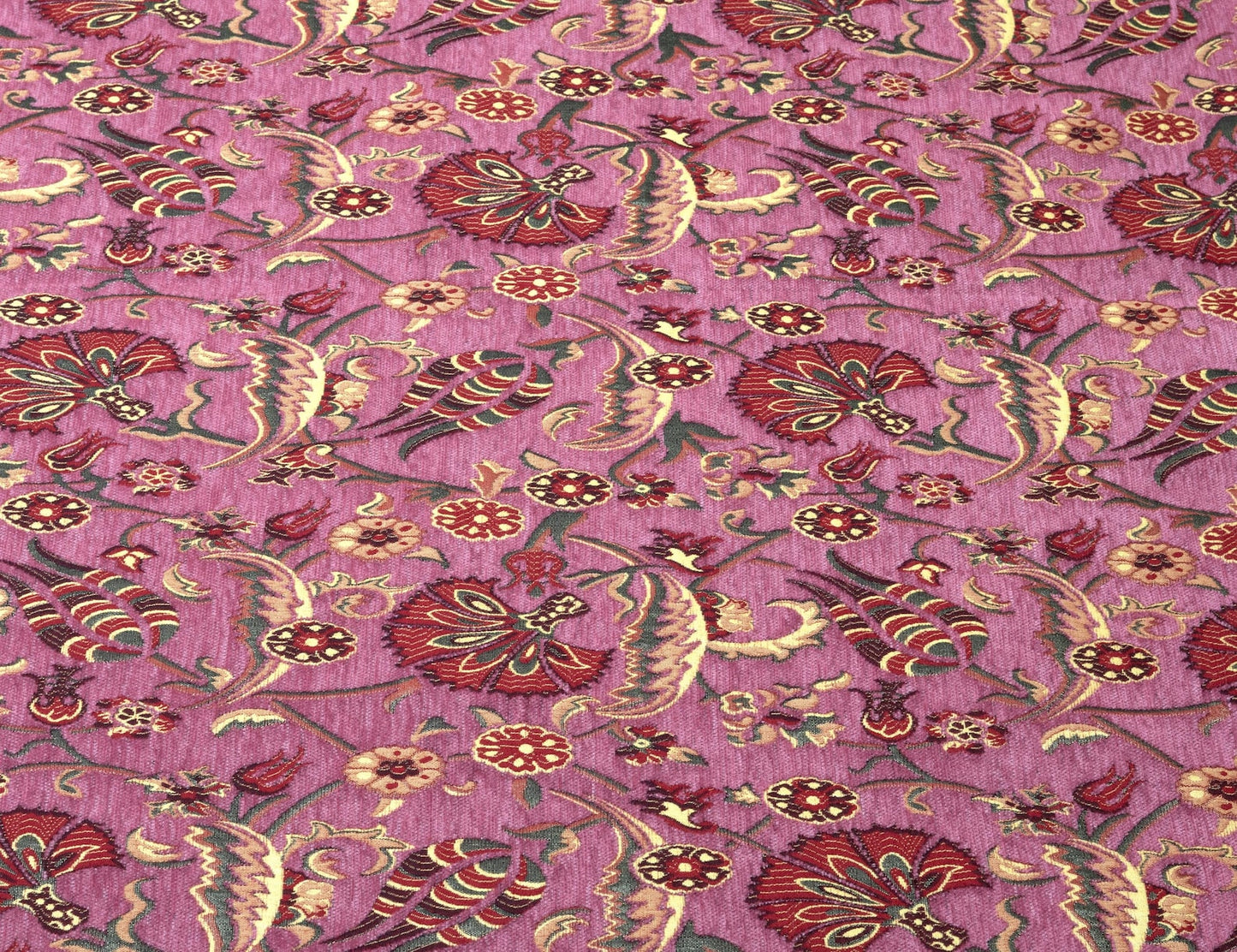 Oriental Home® Light Pink Tulip Fan Grace Kilim Upholstery Fabric