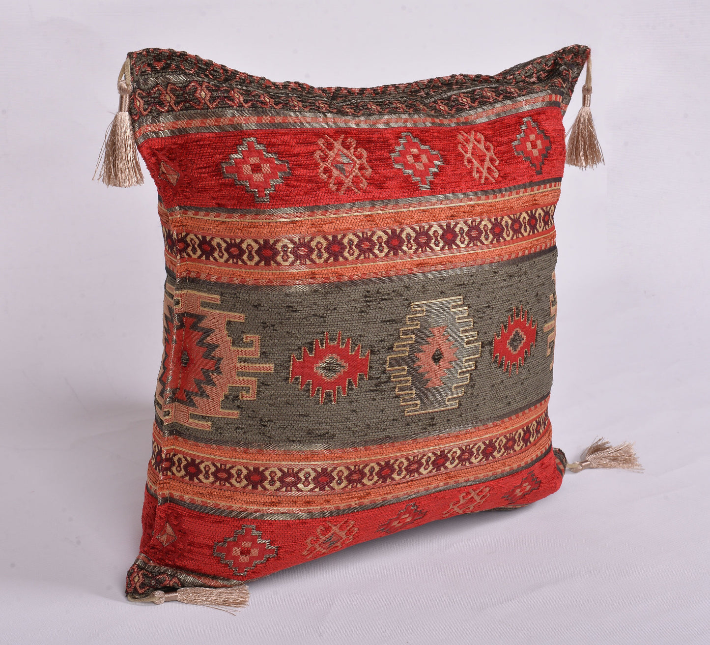 Oriental Home®  Tasseled Kilim Pillow Cover
