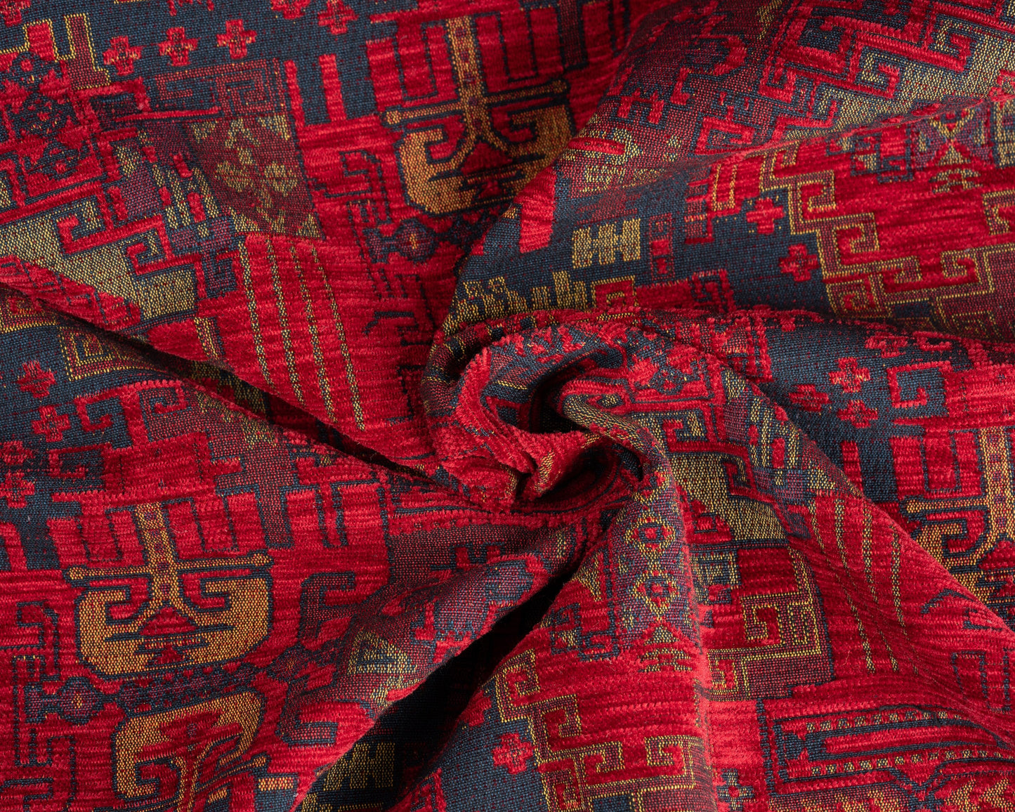 Oriental Home® Crimson Reverie Kilim Upholstery Fabric