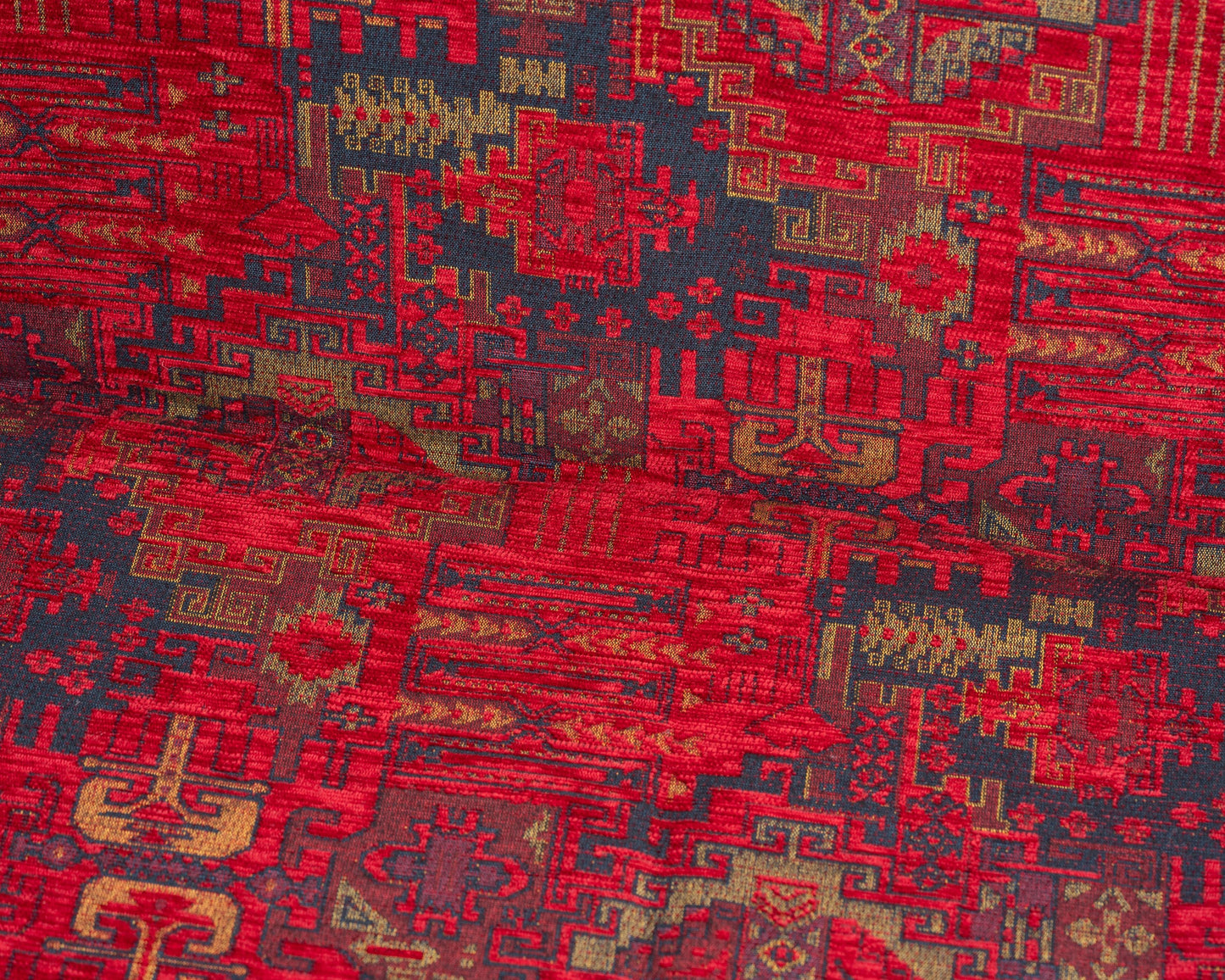 Oriental Home® Crimson Reverie Kilim Upholstery Fabric