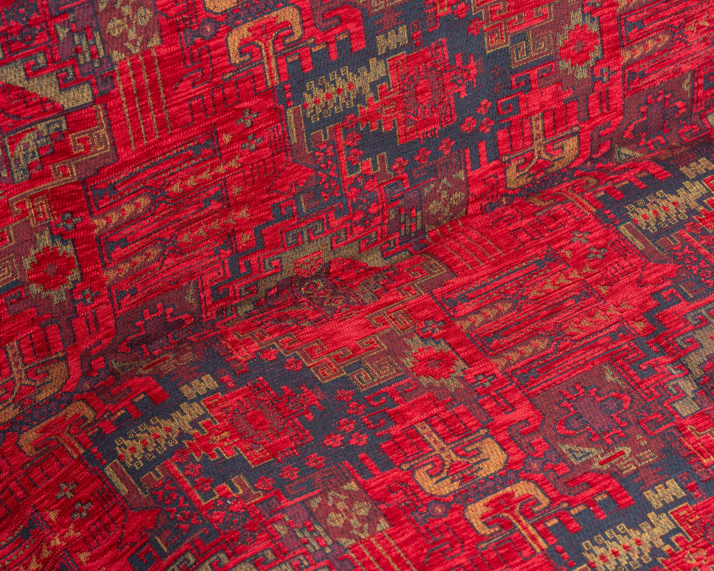 Oriental Home® Crimson Reverie Kilim Upholstery Fabric