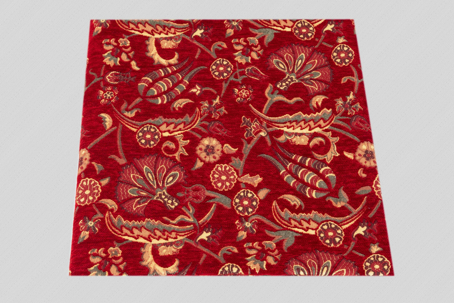 Oriental Home® Red Tulip Fan Grace Kilim Upholstery Fabric