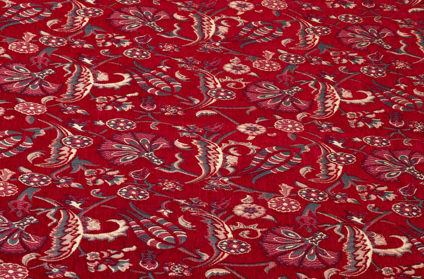 Oriental Home® Red Tulip Fan Grace Kilim Upholstery Fabric